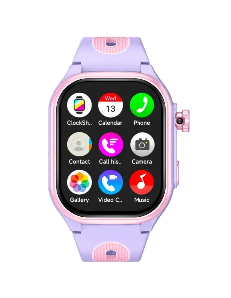 Design Kids Smartwatch Purple Pink Smartwatch Smartwatches - 1