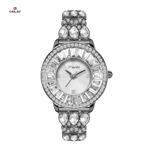 Design Belbi Crystal-Embellished Gold-Tone Quartz Watch Watches - 21