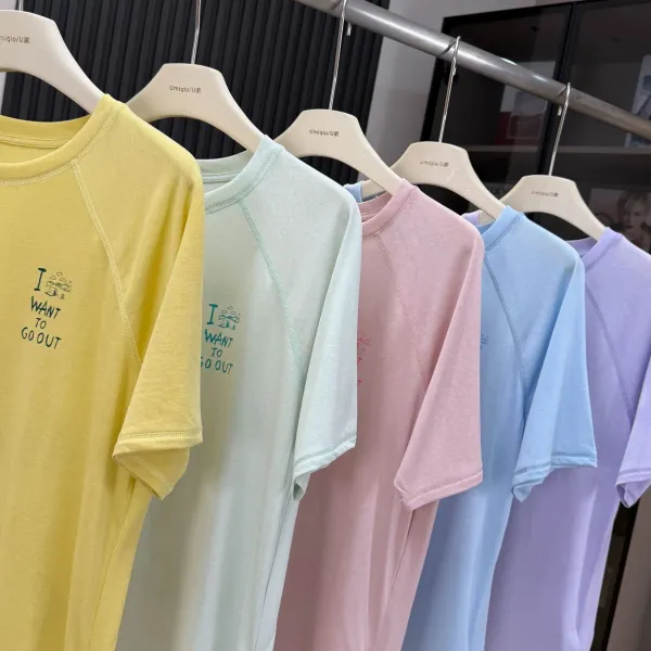 Design Graphic Print Yellow T-Shirt - 4