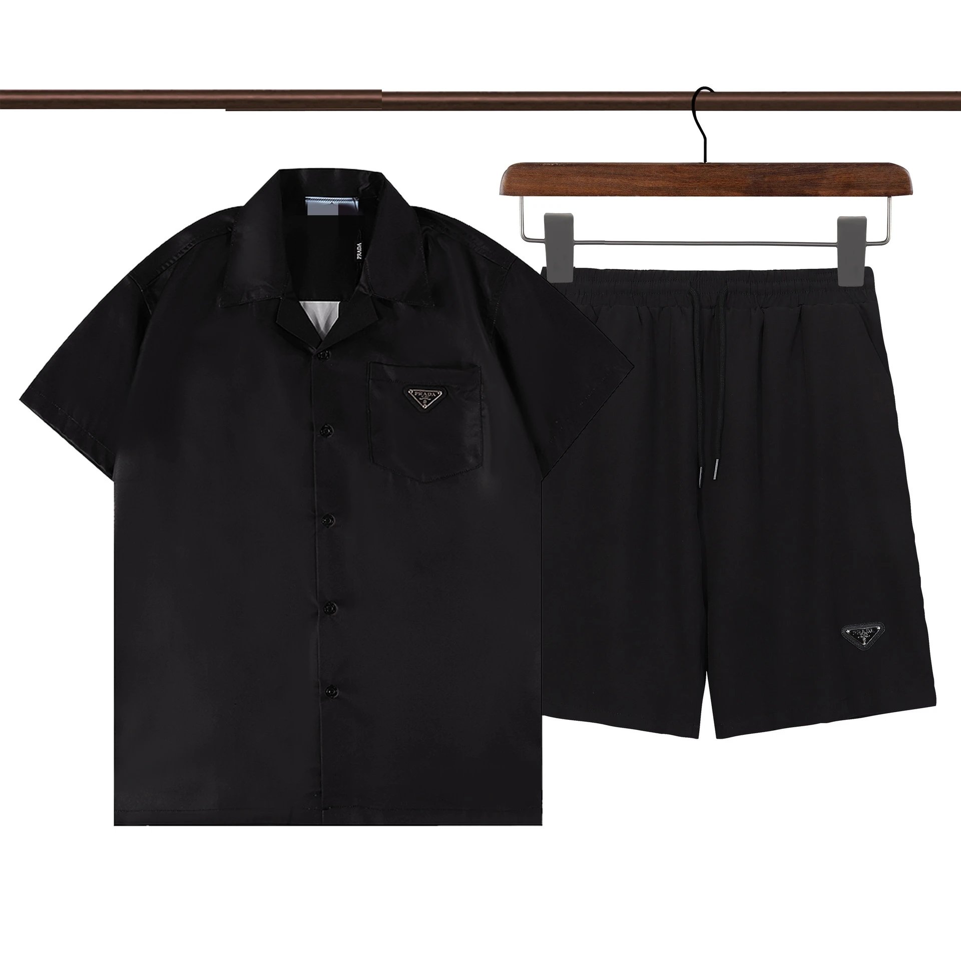 Summer comfortable casual short sleeved shorts set