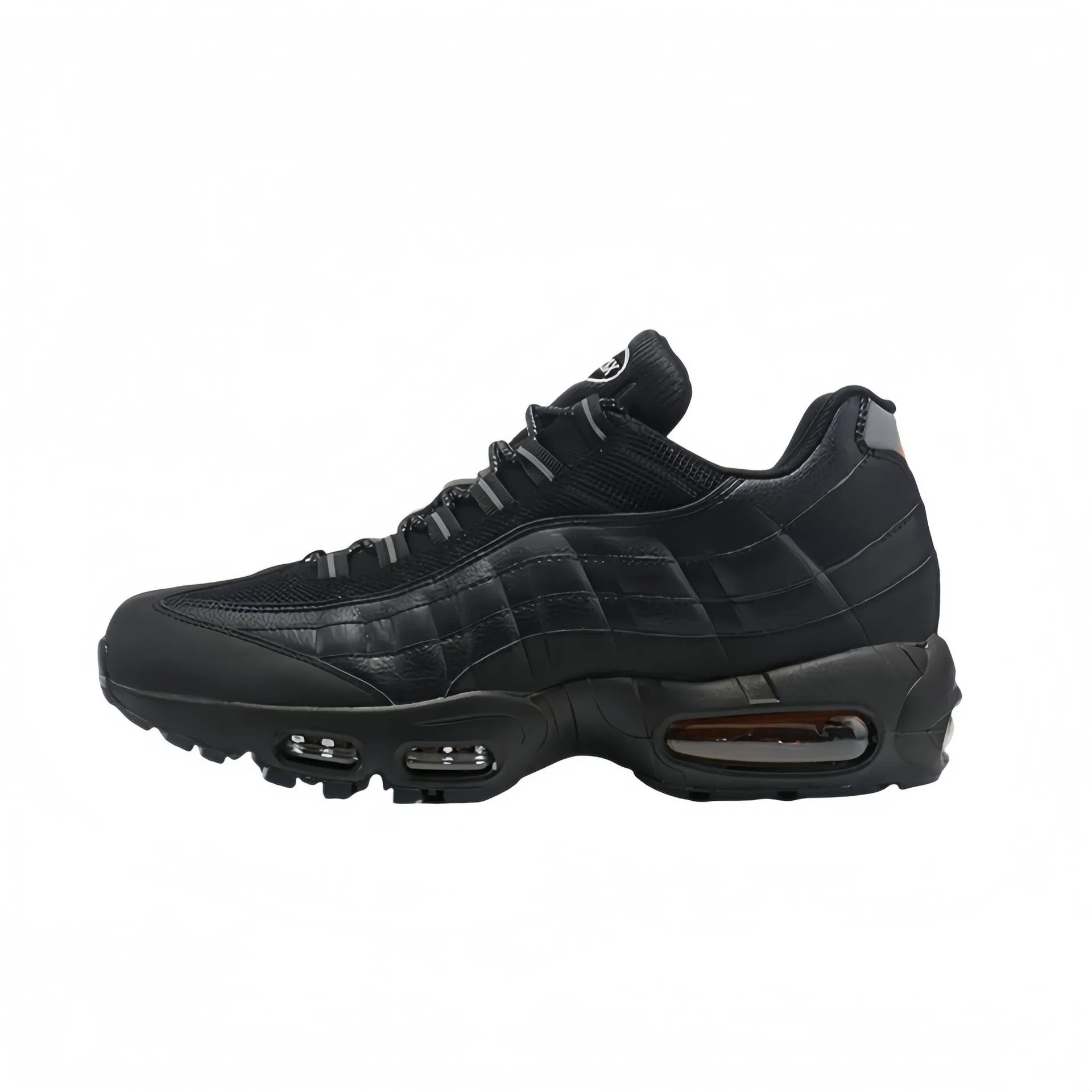 95 Style Plaid Black Orange Hook 40-46