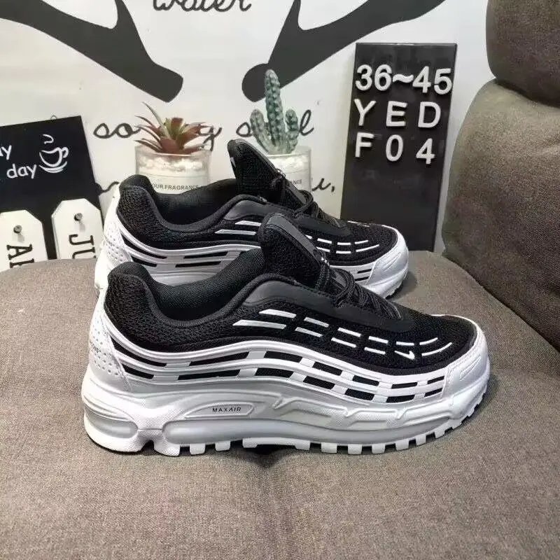 Nike Air Max 95 Men's Running Sneakers Black White Mesh