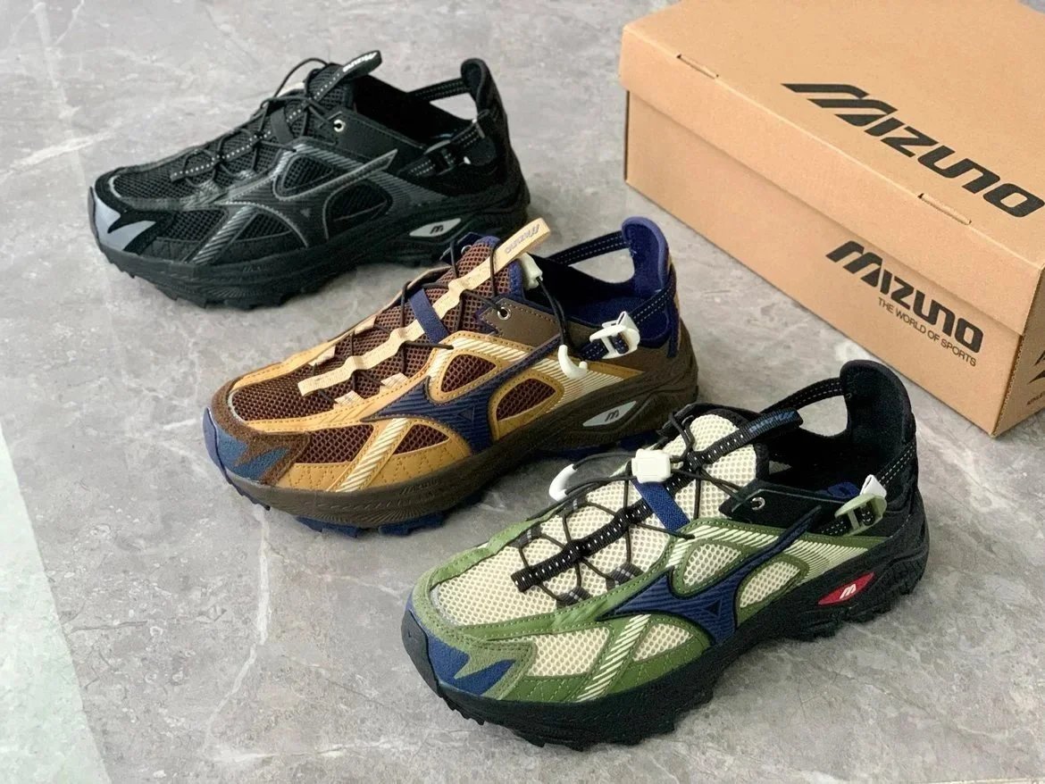 []【莞产纯原版本】美津浓Mizuno Racer Trail SE 复古百搭 舒适 防滑耐磨透气速干吸汗包裹性 低帮 户外功能鞋越野鞋 男女同款