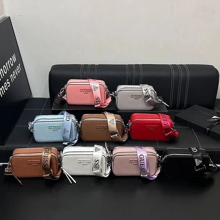 GUESS Women's Logo Strap Crossbody Camera Bag