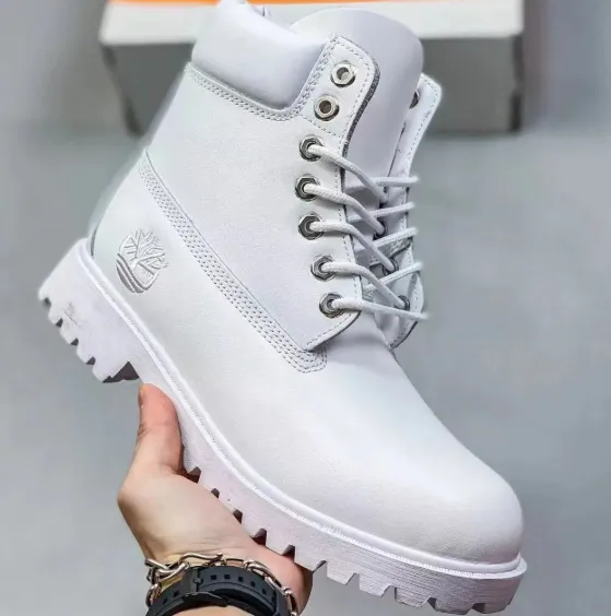 Timberland 6-Inch Premium Boot White Boots - 1