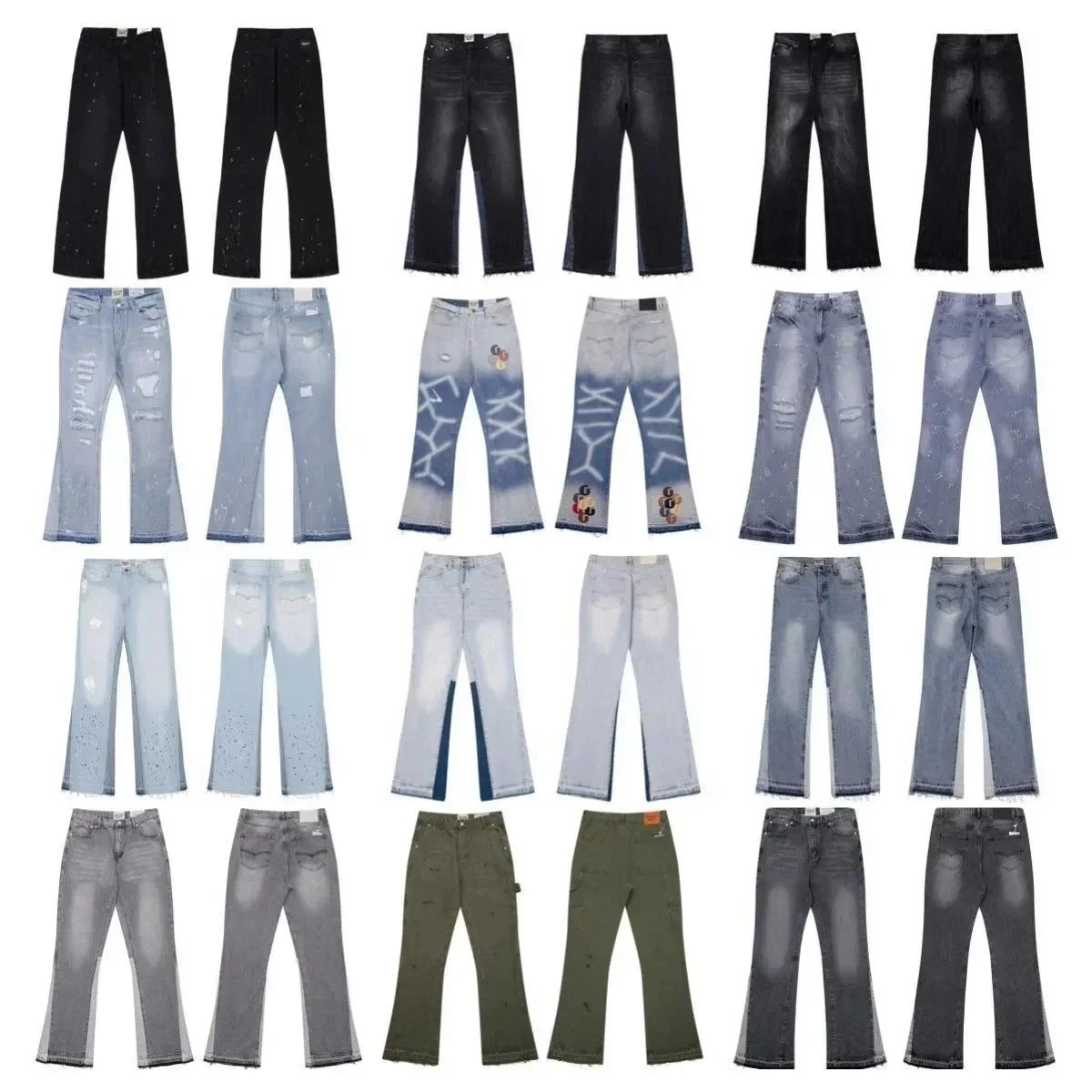 GD ripped horn jeans
