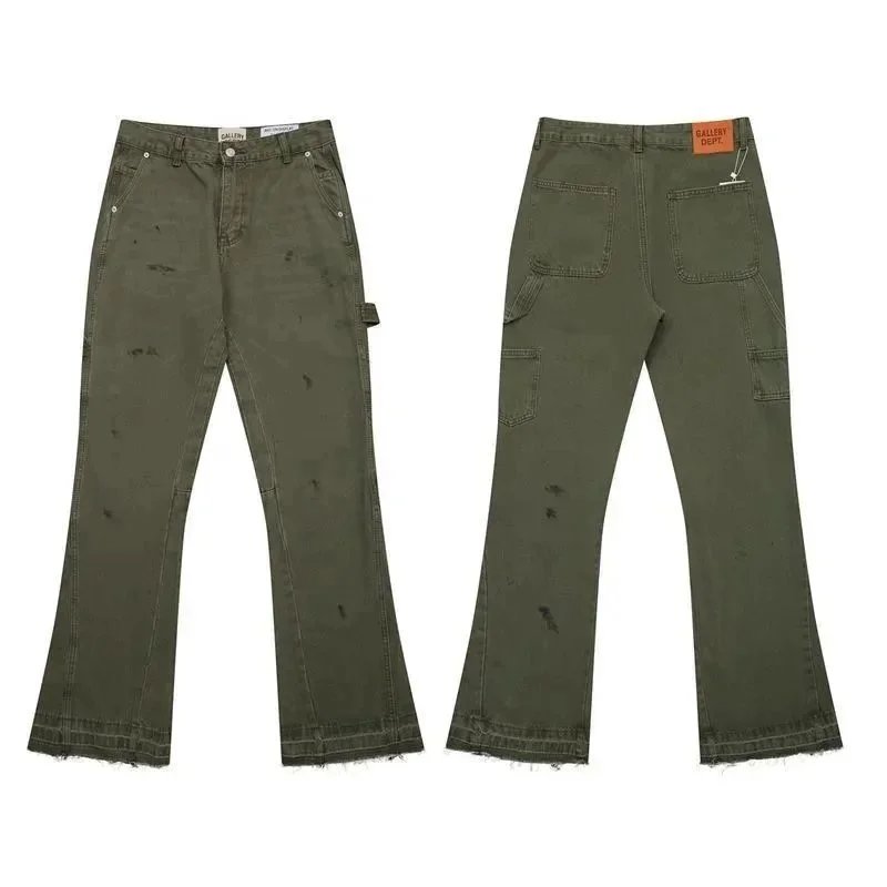 637 washed olive green