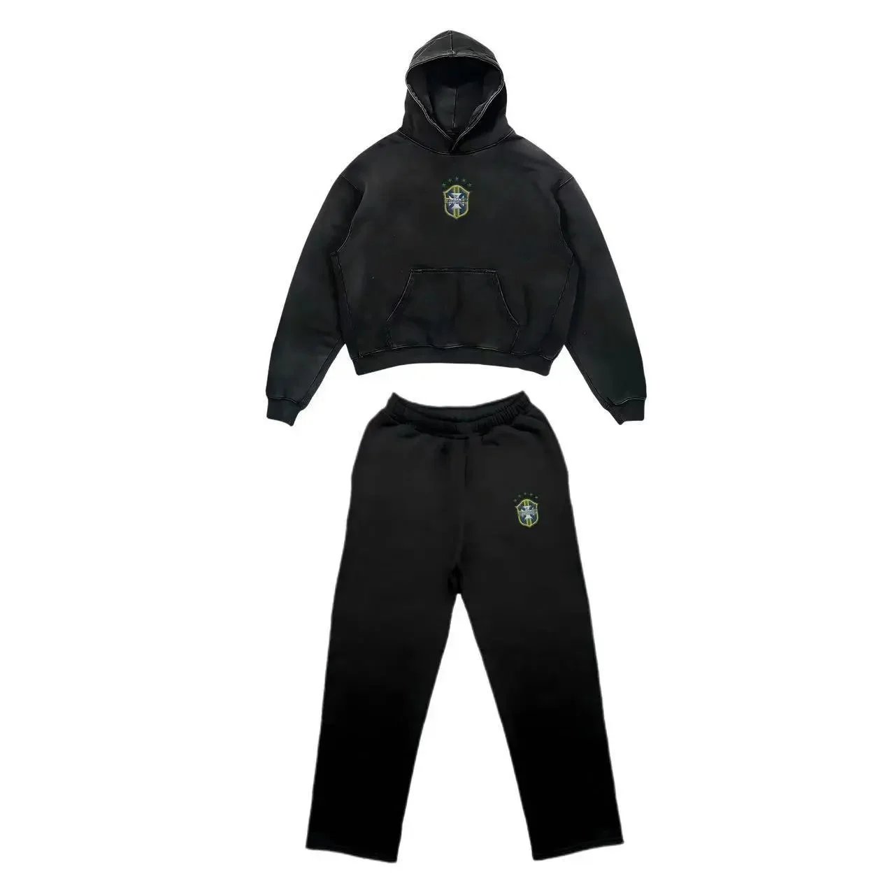 Bax pullover long sleeved hooded sweatshirt set