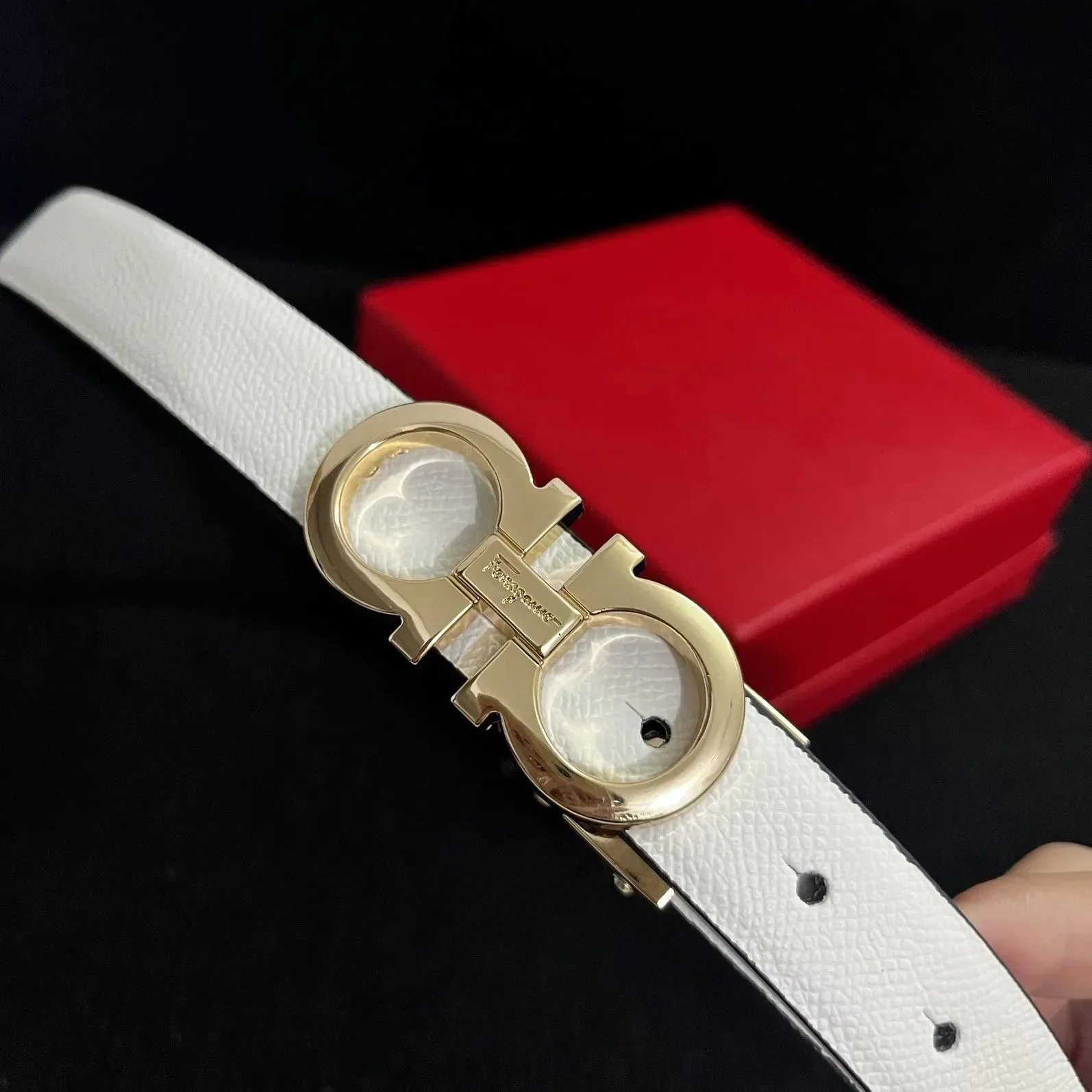 White gold buckle