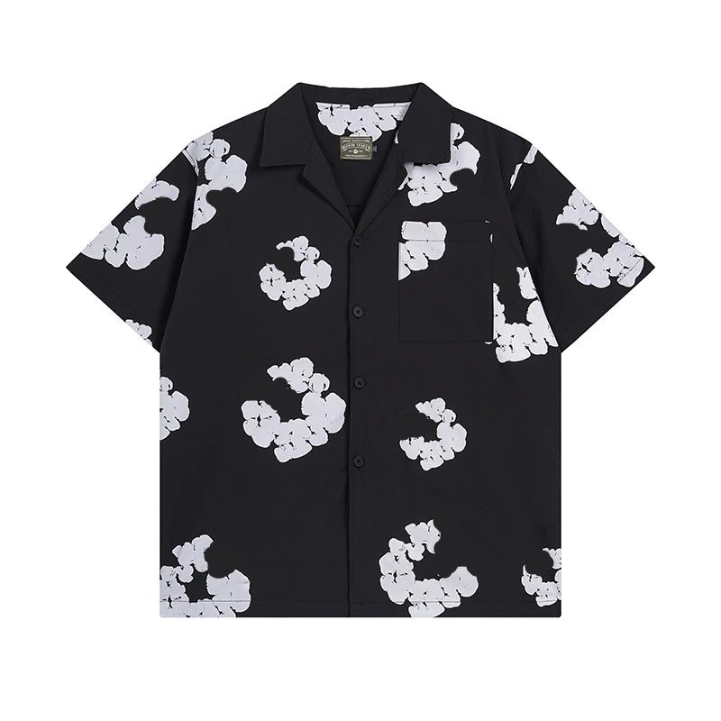 Denim Tears Cotton Wreath Shirt Black