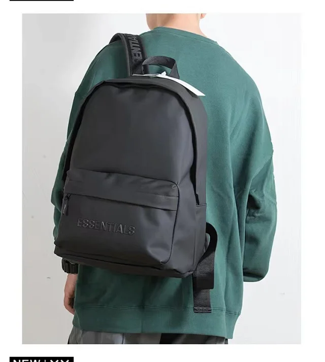 ESSENTIALS Backpacks Minimalist zip-front backpack product detail image 4