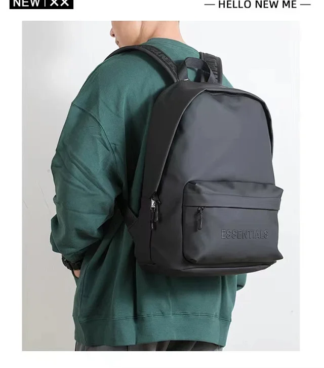 ESSENTIALS Backpacks Minimalist zip-front backpack product detail image 5