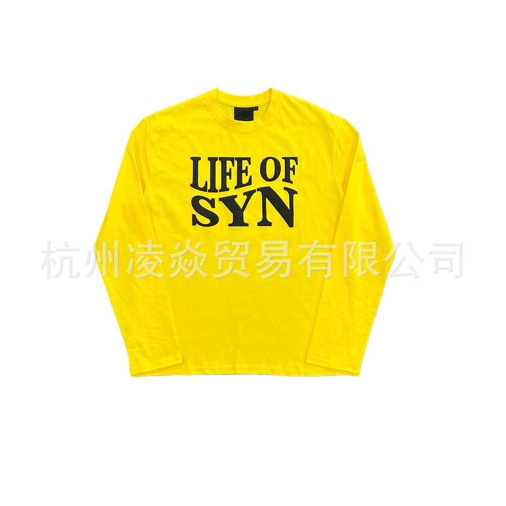CAMISETA MANGA LARGA AMARILLA