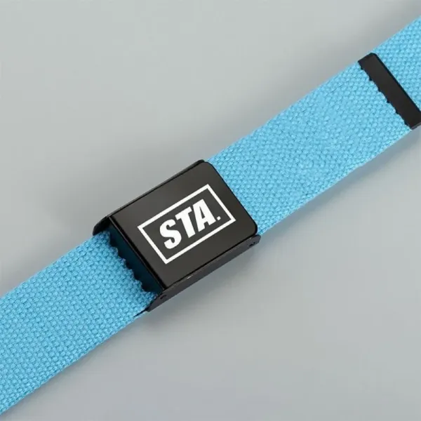 Design STA Canvas Belt Light Blue Belts - 1
