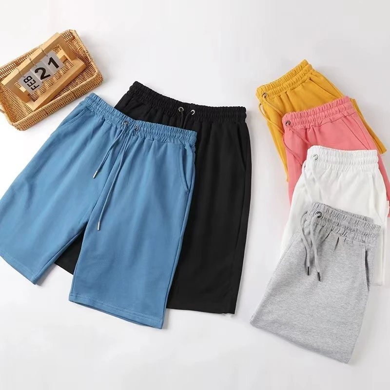 PANTALONES CORTOS DE COLOR LISO