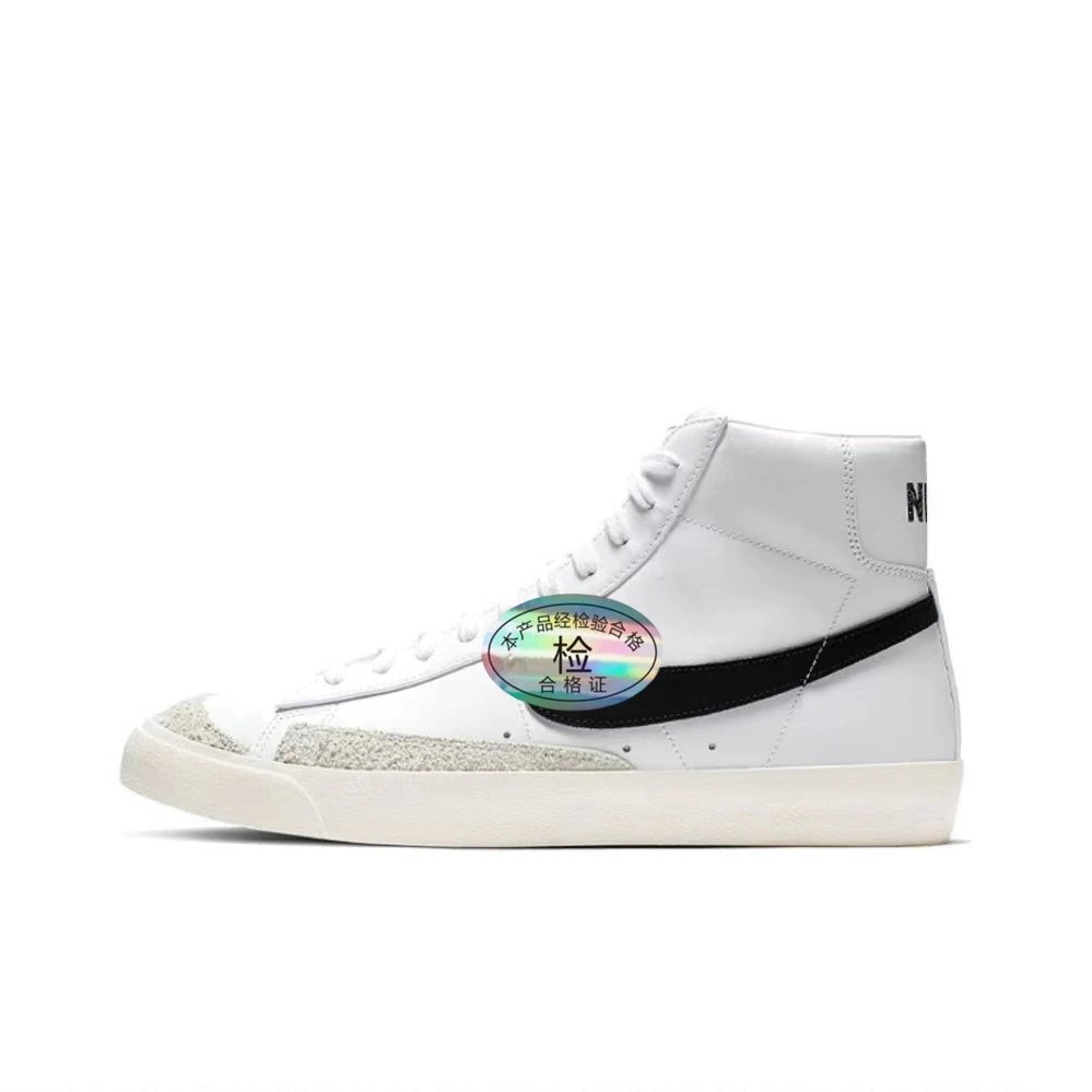 White Nike Blazer Mid Sneaker