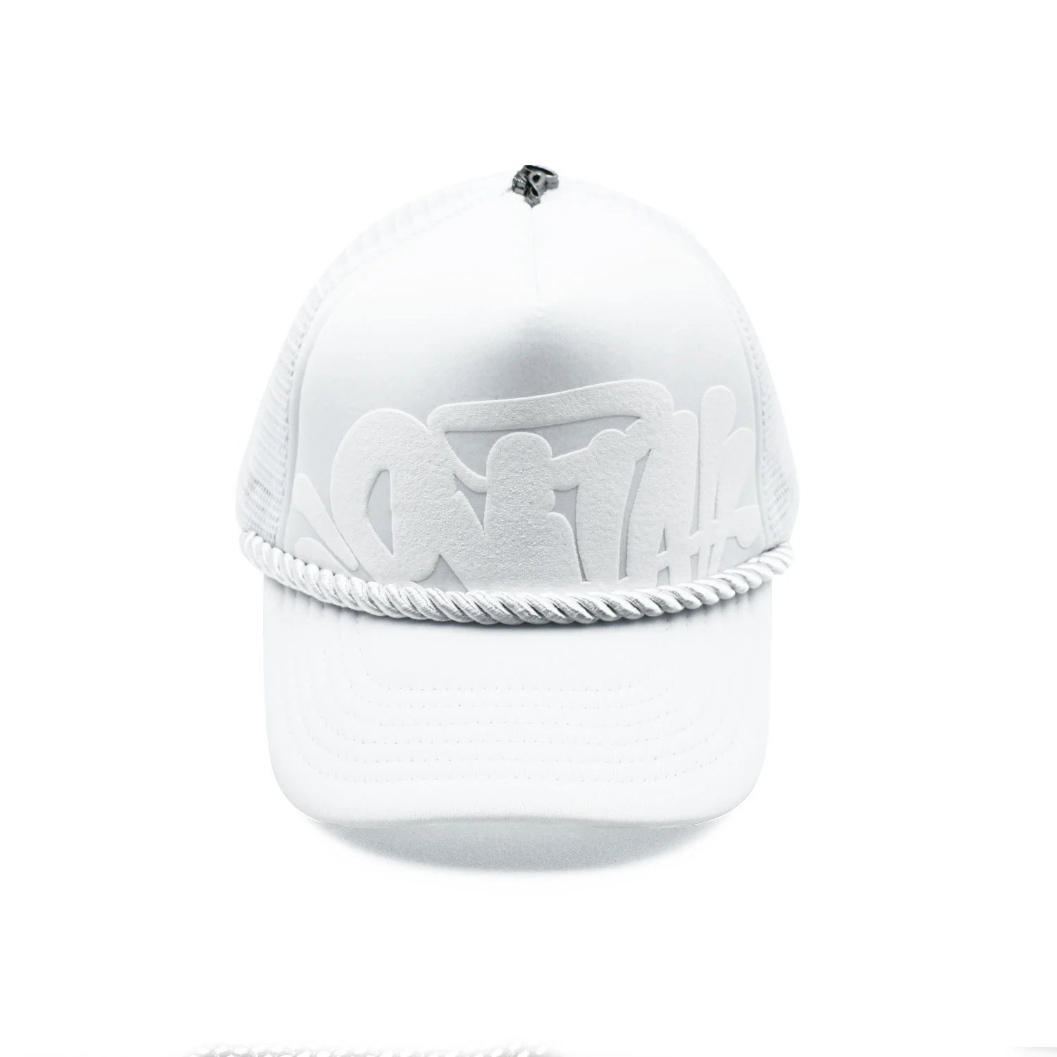 Chrome Hearts Puffy Letter Cap White