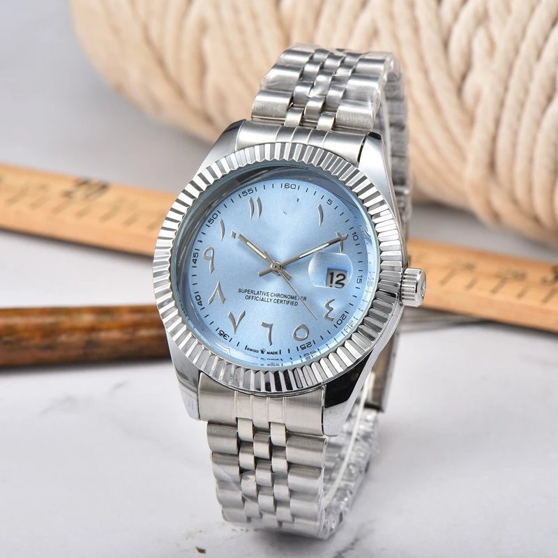 【 DX105-2 】 Leisure and Fashion Arabic Steel Strip Quartz Watch
