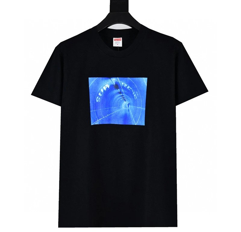 Supreme T-Shirts Graphic Print Crewneck — 605 black