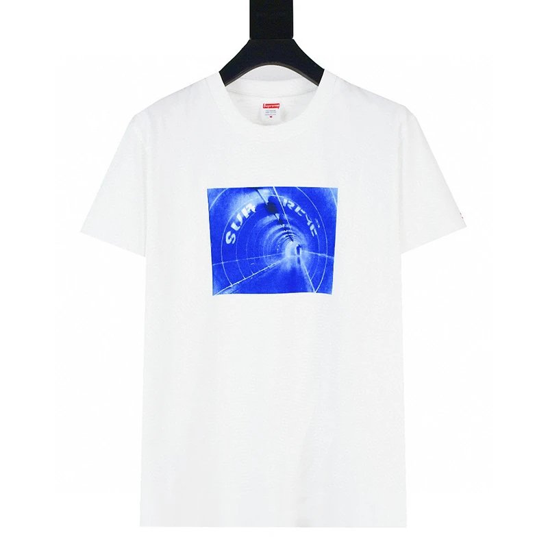 Supreme T-Shirts Graphic Print Crewneck — 605 white