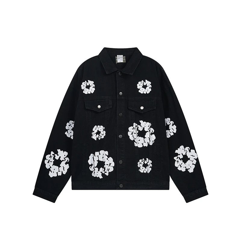 Denim coat black / S