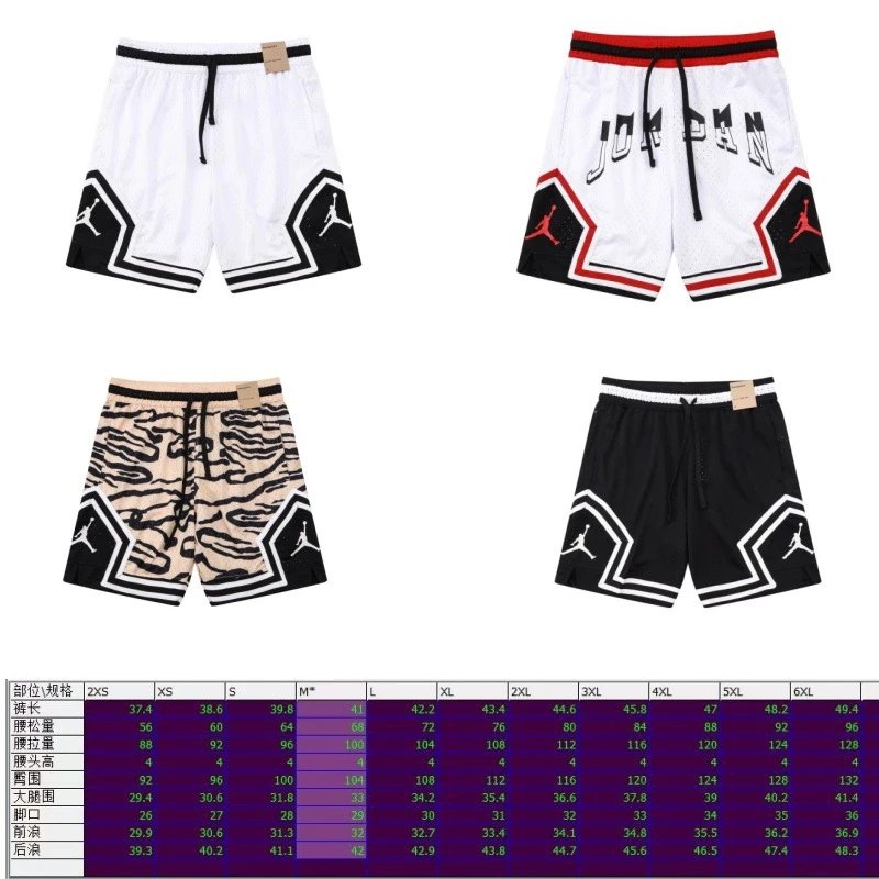 Air Jordan Jumpman Zigzag Print Basketball Shorts Navy Blue - 2