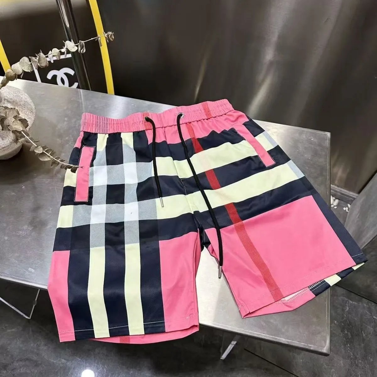 BAÑADOR BURBERRY ROSA Y GRIS (coged una o dos tallas más)
