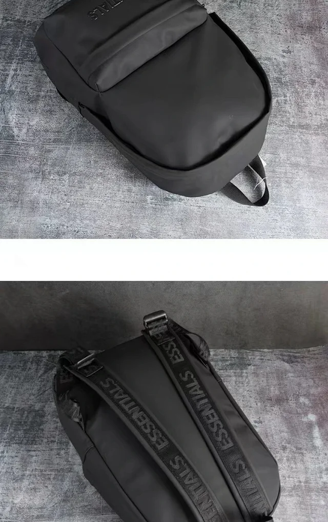 ESSENTIALS Backpacks Minimalist zip-front backpack product detail image 9