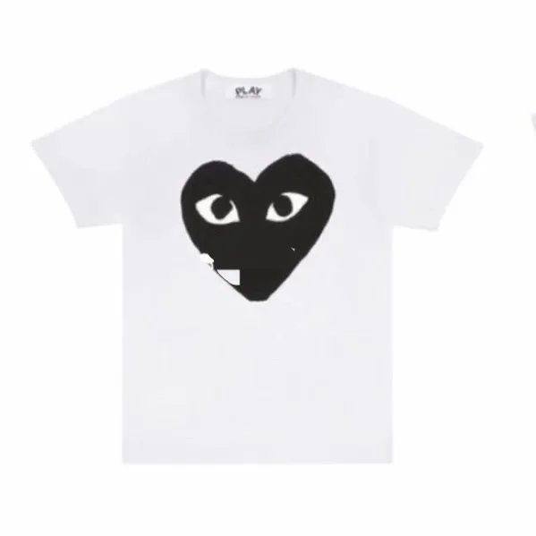 White Big Black Heart T-Shirt