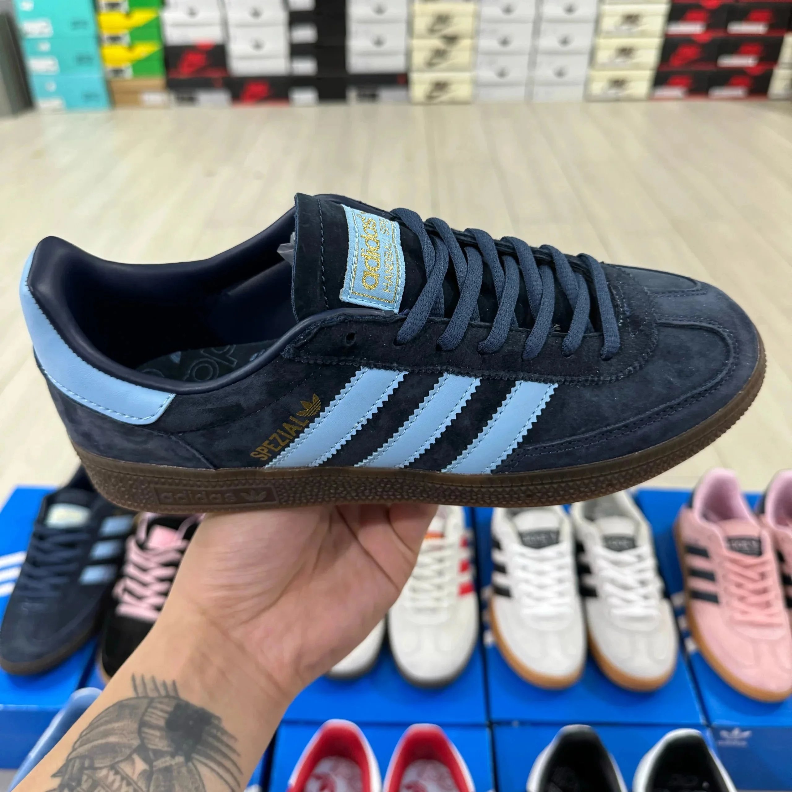 Dark Blue Brown