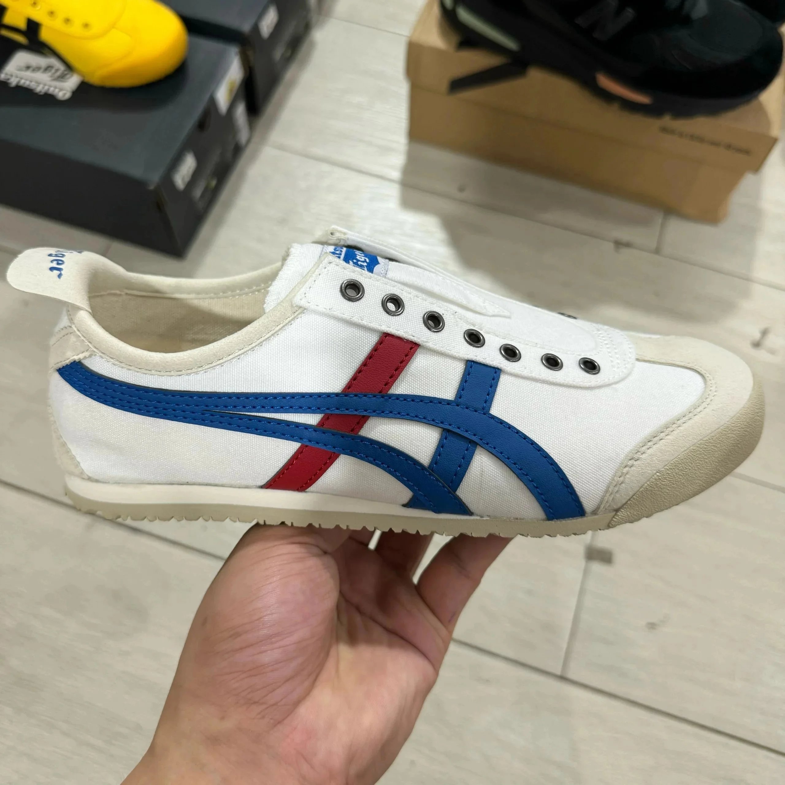 White Blue Red