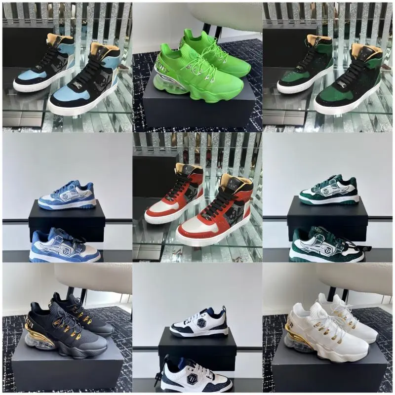 PHILIPP PLEIN Crystal Skull & Moon Walker shoes  