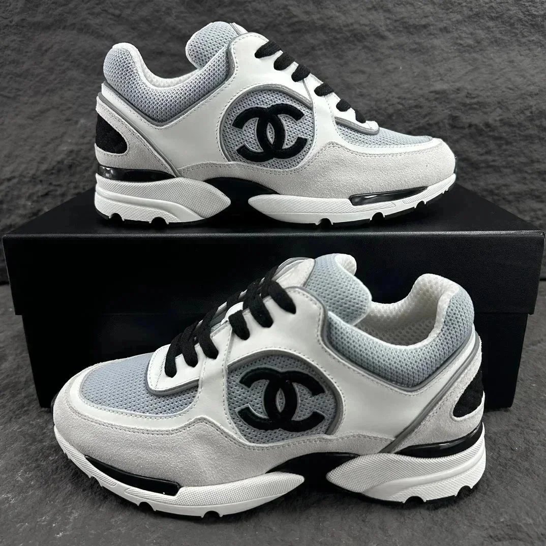 Chanel Sneakers Chunky mesh low-top with interlocking CC logo — 13