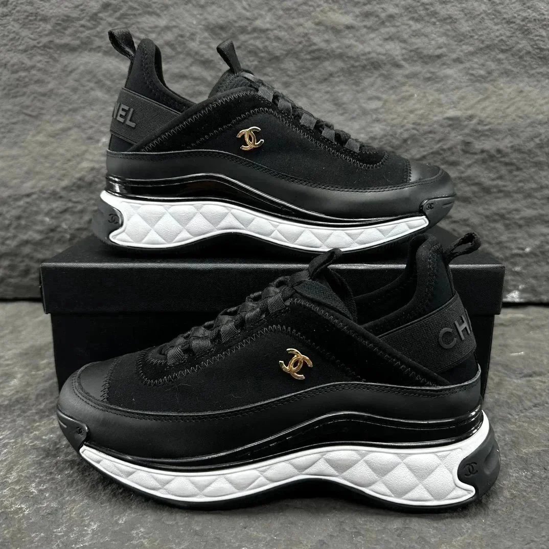 Chanel Sneakers Chunky mesh low-top with interlocking CC logo — 17