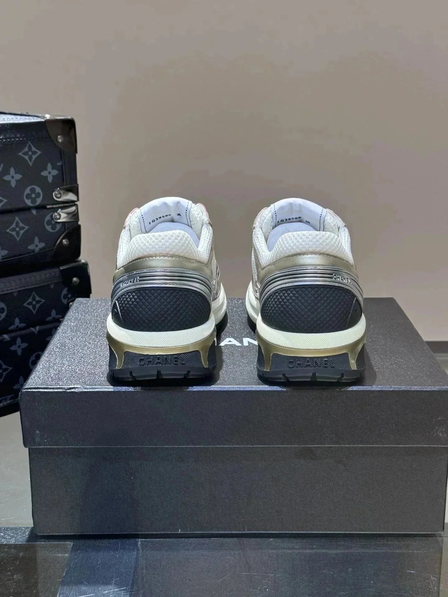 Chanel Sneakers Chunky mesh low-top with interlocking CC logo image 10