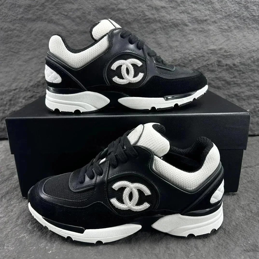 Chanel Sneakers Chunky mesh low-top with interlocking CC logo — 14