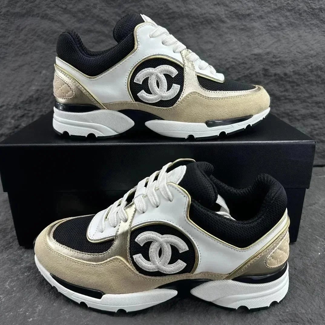 Chanel Sneakers Chunky mesh low-top with interlocking CC logo — 11