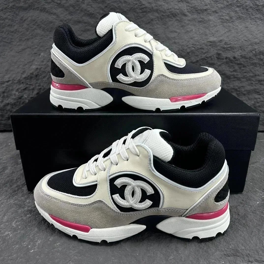 Chanel Sneakers Chunky mesh low-top with interlocking CC logo — 15