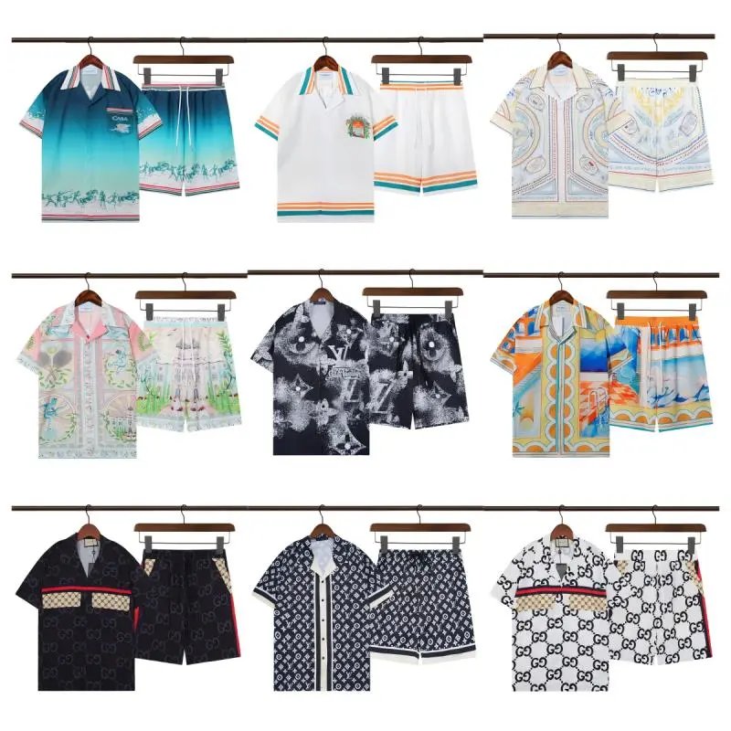 Casablanca Printed Shirt and Shorts Set