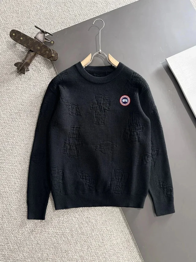 Canada Goose Knitwear Astronaut Jacquard Crewneck Sweater product detail image 4