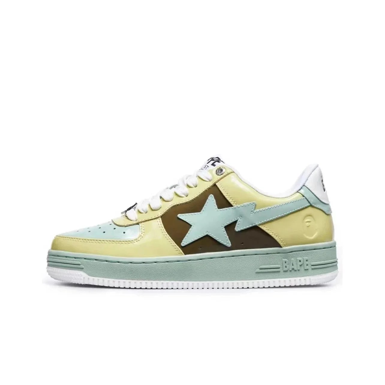 32 Yellow-Green Patent Leather