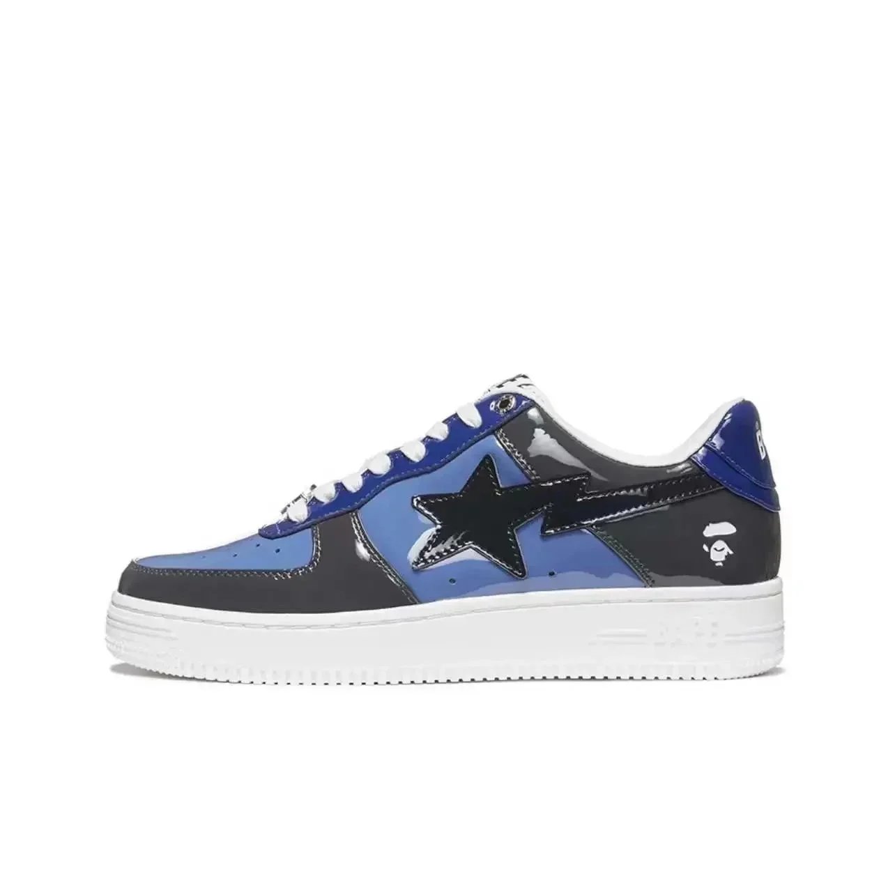 08 Blue-Gray Patent Leather