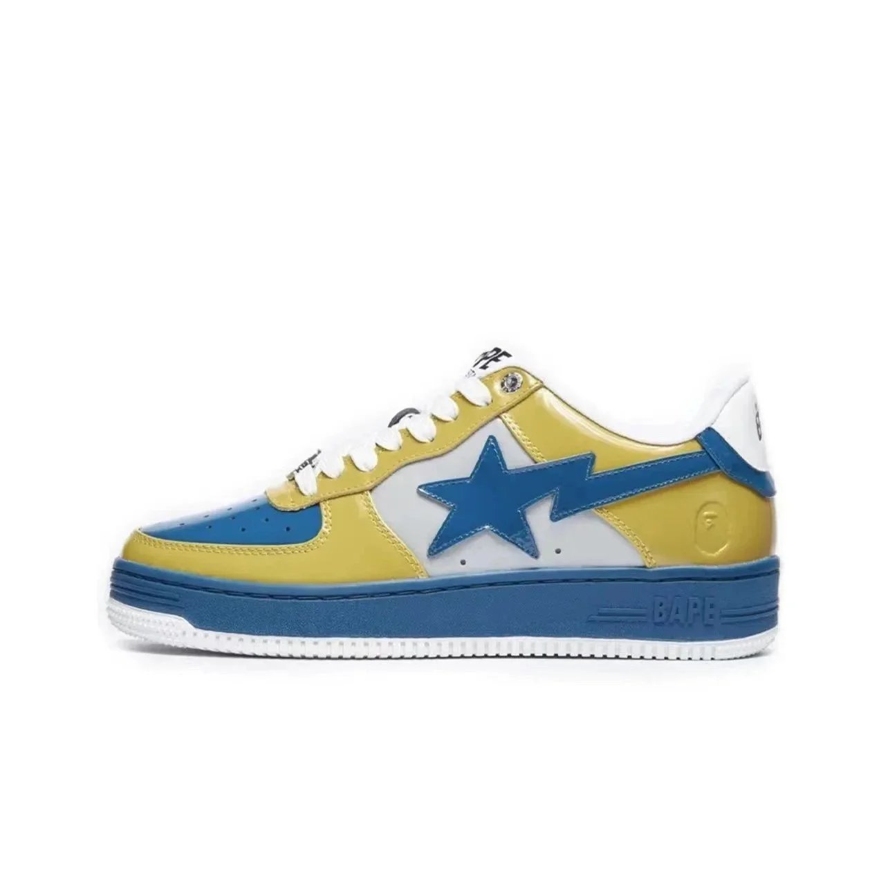 31 Blue-Yellow Patent Leather