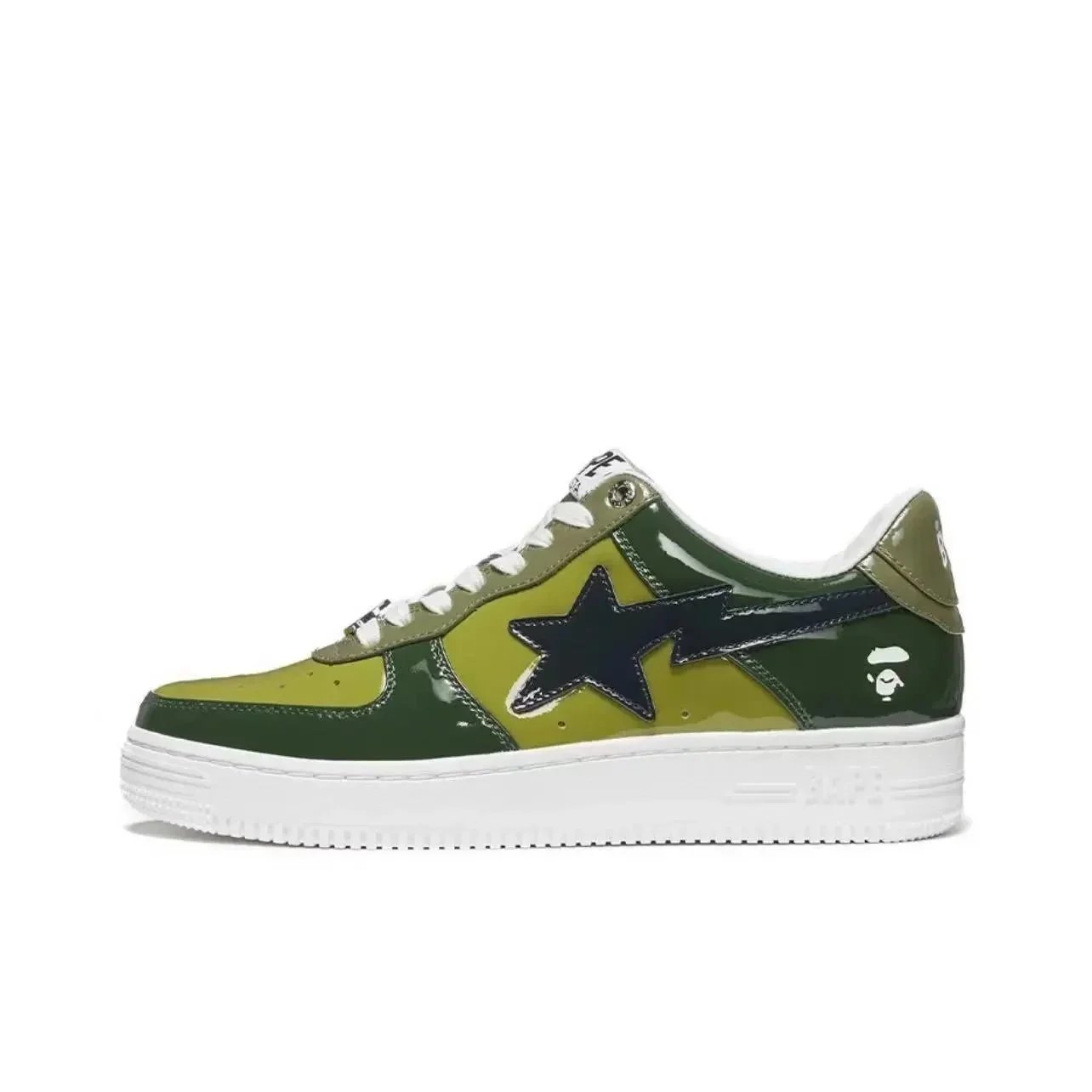 34 Dark Green Patent Leather