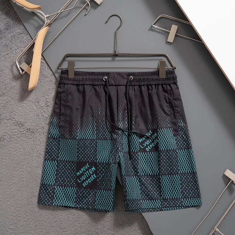 Polka-Dot Monogram All-Over Print Casual Shorts - rep szorty