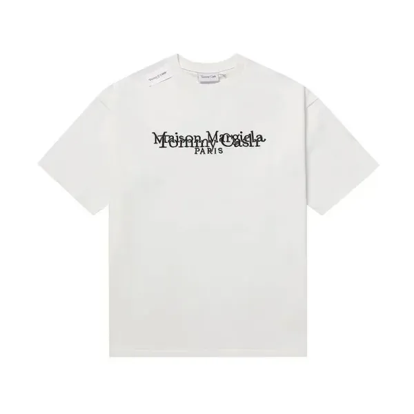 Maison Margiela x Tommy Cash Logo Print White T-Shirt - 1