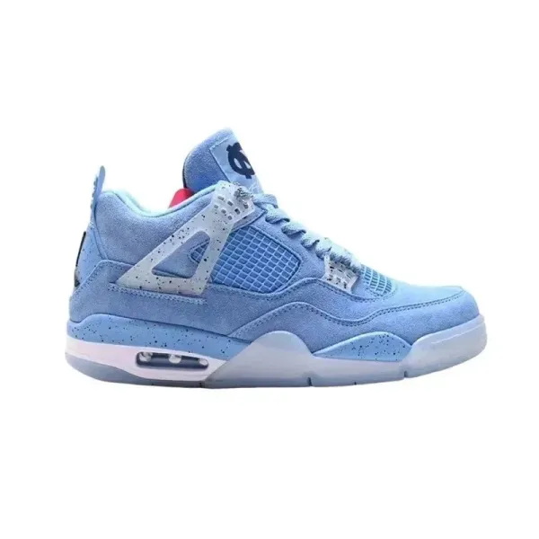 Air Jordan 4 Retro UNC Blue Sneakers - 1