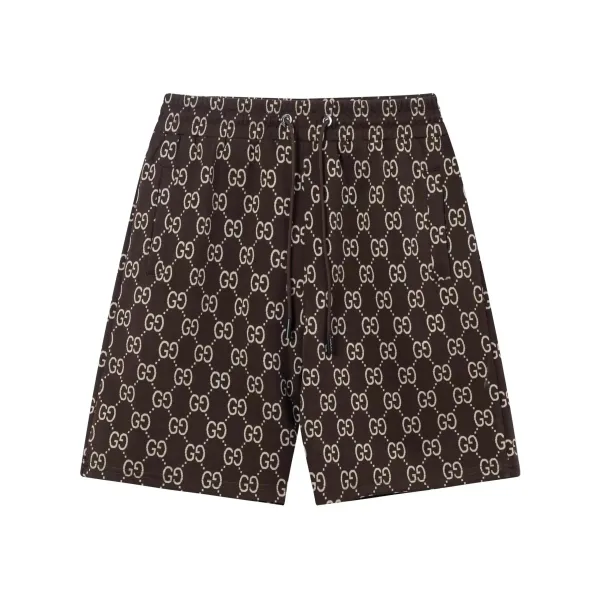 Gucci GG Monogram Patch Shorts Black - 4