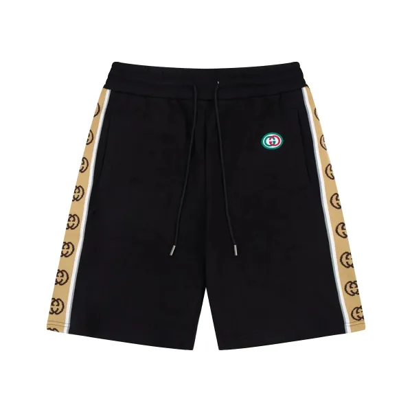 Gucci Web Stripe Track Shorts Black - 1