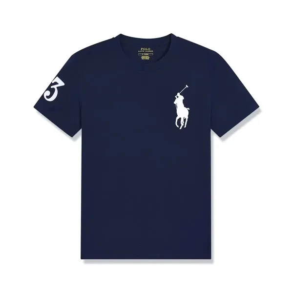 Polo Ralph Lauren Big Pony 3 Navy T-Shirt - 1